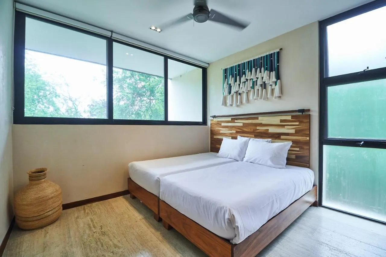 Private Pool And Rooftop In Aldea Zama, 24 7 Security In A Gated Community 15 Tulum Apartamento